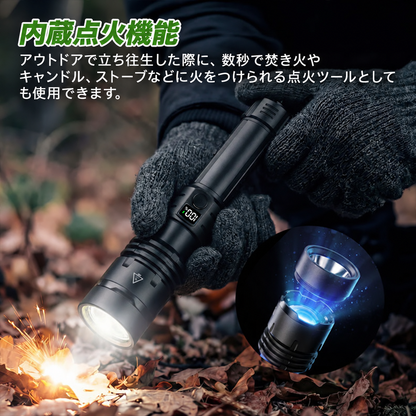 BVJ® Super Bright Ultimate Tactical Survival Flashlight · 2M+ SOLD · 80X Brighter ·120H Runtime · Military COB LED Tech