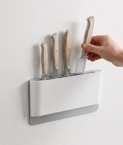 Wall-Mounted Kitchen Knife Organizer