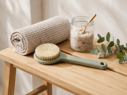 Long Handle Exfoliating Bath Brush