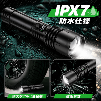 BVJ® Super Bright Ultimate Tactical Survival Flashlight · 2M+ SOLD · 80X Brighter ·120H Runtime · Military COB LED Tech